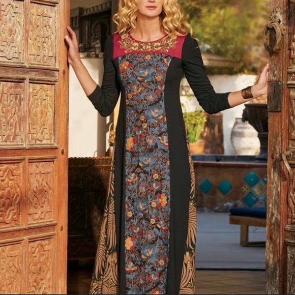 Soft Surroundings Icons Sultana Dress XL NWT - Picture 2 of 3